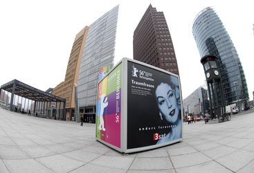 Berlinale Werbung am Potsdamer Platz
