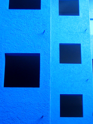 Blaue Wand
