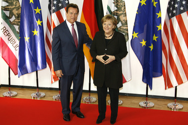 Arnold Schwarzenegger, Angela Merkel
