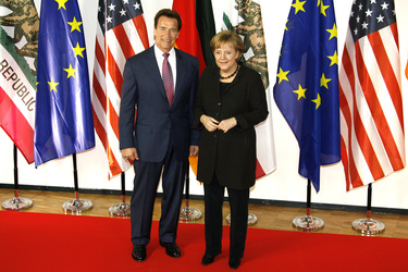 Arnold Schwarzenegger, Angela Merkel