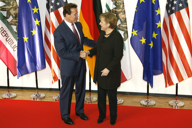 Arnold Schwarzenegger, Angela Merkel