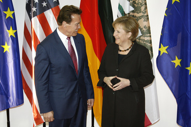 Arnold Schwarzenegger, Angela Merkel