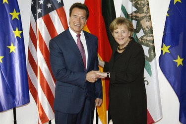Arnold Schwarzenegger, Angela Merkel