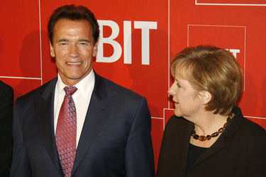 Arnold Schwarzenegger, Angela Merkel