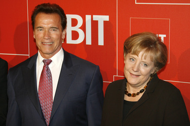 Arnold Schwarzenegger, Angela Merkel