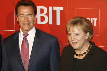 Arnold Schwarzenegger, Angela Merkel