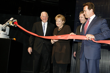 Craig Barrett, Angela Merkel, Christian Wulff, Arnold Schwarzenegger