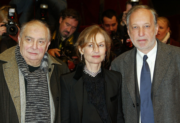 Claude Chabrol, Isabelle Huppert, Francois Berléand