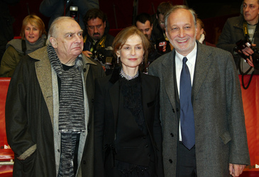 Claude Chabrol, Isabelle Huppert, Francois Berléand