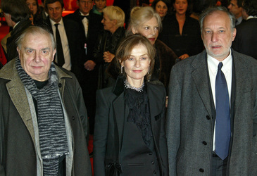 Claude Chabrol, Isabelle Huppert, Francois Berléand