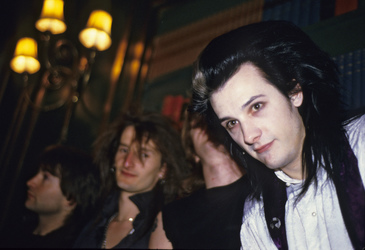 Photoshooting mit The Damned in Londonbies, Dave Vanian