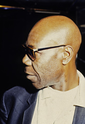 Pressekonferenz mit Manu Dibango in London