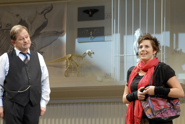 Franziska Forster (Eliza Doolittle), Anton Rattinger (Colonel Pickering)