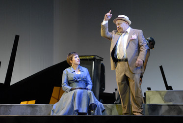 Franziska Forster (Eliza Doolittle), Udo Kroschwald (Anton Doolittle)