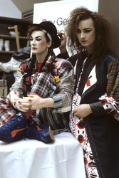 Enthüllung der Wachsfigur von Boy George im Madame Tussauds London