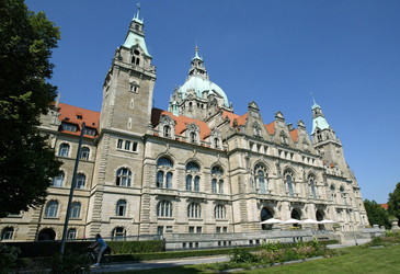 Das neue Rathaus am Maschpark