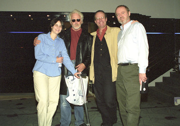 J.G. Hertzler, Dwight Schultz, Robert O'Reilly mit Conventionbetreuerin
