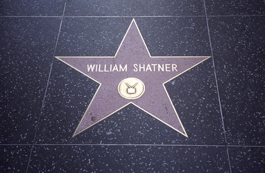 William Shatners Stern auf den Hollywood Walk of Fame