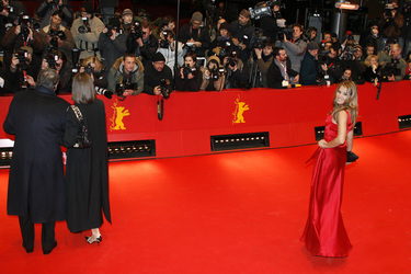 Günter Lamprecht mit Gattin, Karen Webb