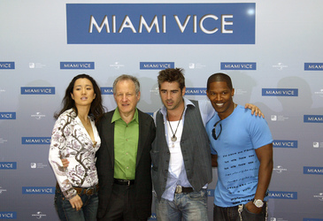 Gong Li, Michael Mann, Colin Farrell, Jamie Foxx