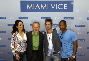 Gong Li, Michael Mann, Colin Farrell, Jamie Foxx