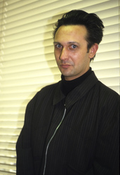 Fototermin mit Stephen Mallinder in London