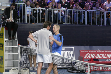 Michael Stich, John McEnroe