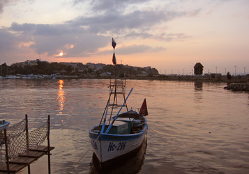Blick auf die Neustadt von Nessebar