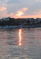 Blick auf die Neustadt von Nessebar