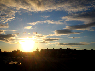 Sonnenuntergang in New York