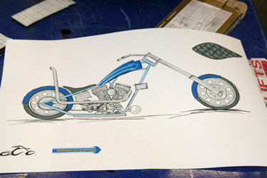 Entwurf von neuem Chopper