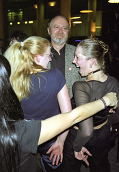 Robert O'Reilly mit Fans