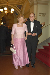 Hans-Dietrich Genscher mit Gattin