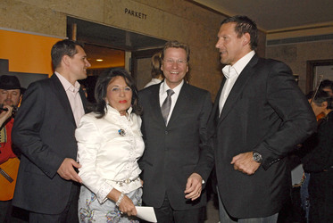 Michael Mronz, Regina Sixt, Guido Westerwelle, Ralf Möller