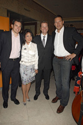 Michael Mronz, Regina Sixt, Guido Westerwelle, Ralf Möller