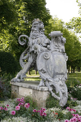 Heckfigur vom Dampfschiff Bavaria