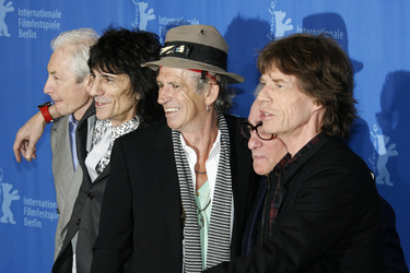 Ron Wood, Charlie Watts, Keith Richards, Martin Scorsese, Mick Jagger