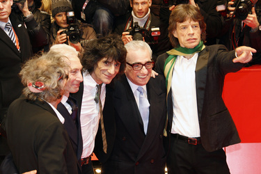 Keith Richards, Charlie Watts, Ron Wood, Martin Scorsese, Mick Jagger