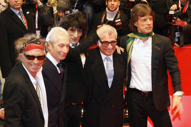 Keith Richards, Charlie Watts, Ron Wood, Martin Scorsese, Mick Jagger
