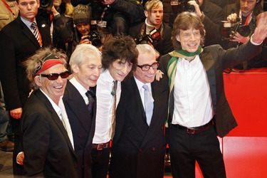 Keith Richards, Charlie Watts, Ron Wood, Martin Scorsese, Mick Jagger
