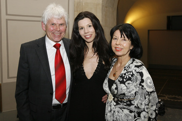 Franziska Stünkel mit Vater Werner und Mutter Heike