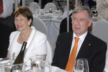 Horst Köhler mit Gattin Eva Luise Köhler