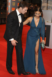 Jonathan Rhys Meyers mit Partnerin Reena Hammer