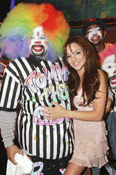 Estefania Küster mit Tommy The Clown