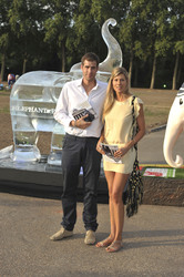 Tania Strecker mit Begleitung