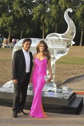 Elizabeth Hurley mit Ehemann Arun Naya