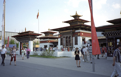 Pavillon von Bhutan