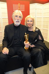 Michael Haneke mit Gattin Susanne