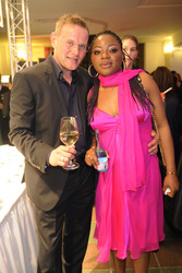 Devid Striesow mit Freundin