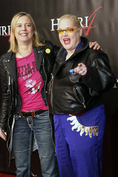 Hella von Sinnen mit Freundin Cornelia Scheel